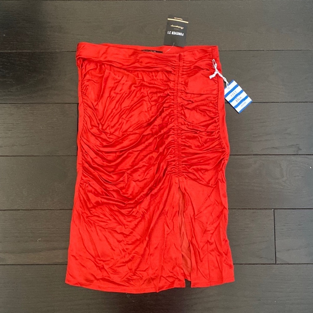 Red skirt